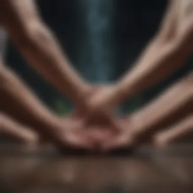 Strength in Unity A support network symbolizing connection and strength