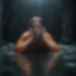 An abstract representation of sadness