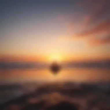 Hope on the Horizon A vibrant sunrise symbolizing new beginnings and hope