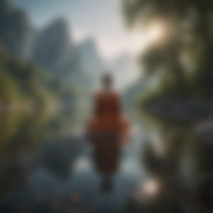 A serene landscape symbolizing inner peace and self-discovery