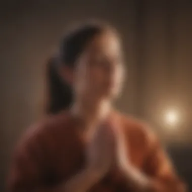 Embracing Mindfulness A serene meditation scene emphasizing the importance of mindfulness