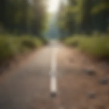 A roadmap with various paths illustrating strategic goal-setting