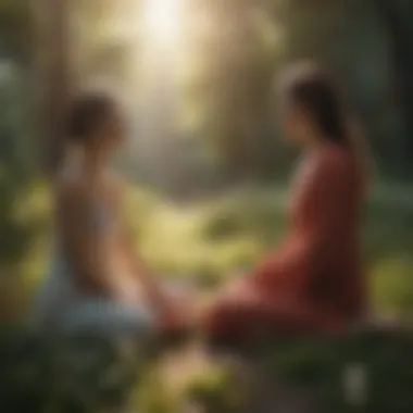 New Beginnings in Love A serene landscape symbolizing new beginnings in love
