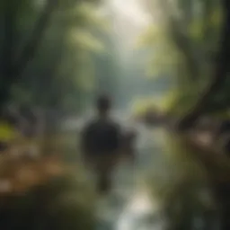 A serene landscape symbolizing inner peace