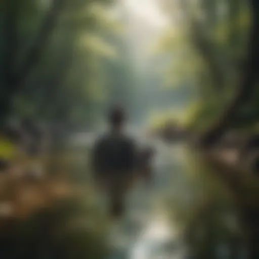 A serene landscape symbolizing inner peace