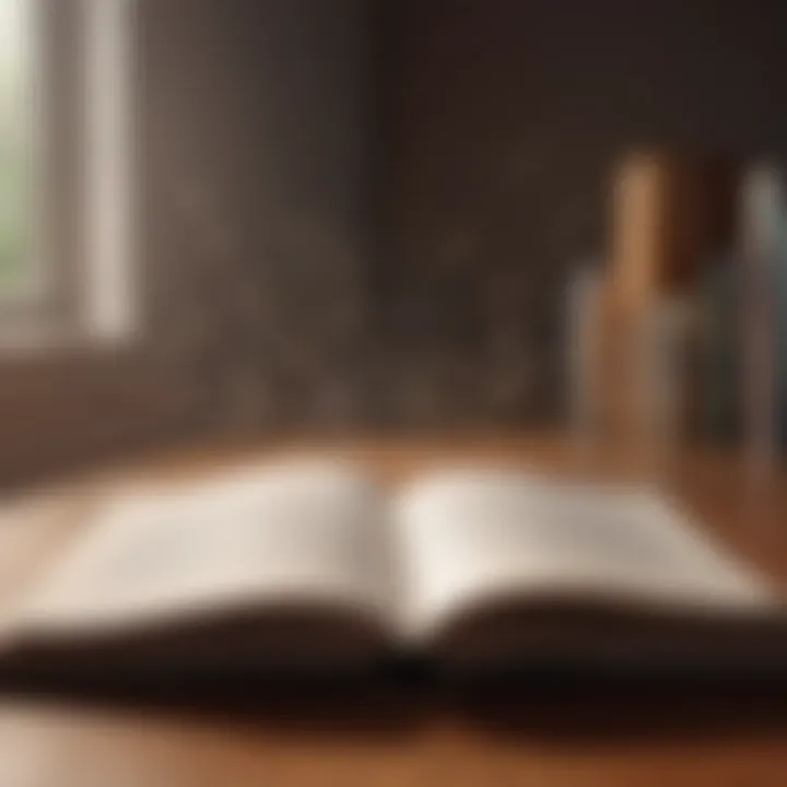 An open book with notes, symbolizing cognitive reframing