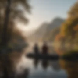 A serene landscape reflecting calmness and peace