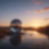 A serene landscape at dawn, symbolizing hope and new beginnings.