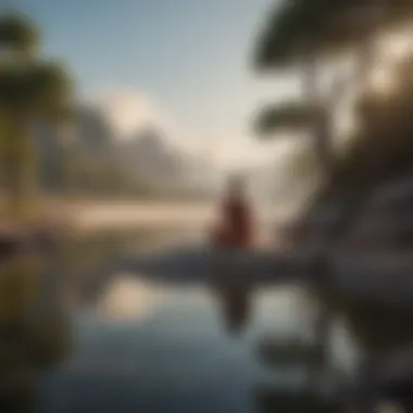 A serene landscape representing inner peace and self-acceptance