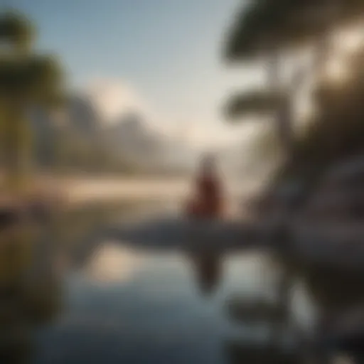 A serene landscape representing inner peace and self-acceptance