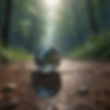 The Journey of Grief and Healing An abstract representation of grief and healing