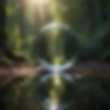Finding Clarity Through Reflection A peaceful moment of reflection in nature
