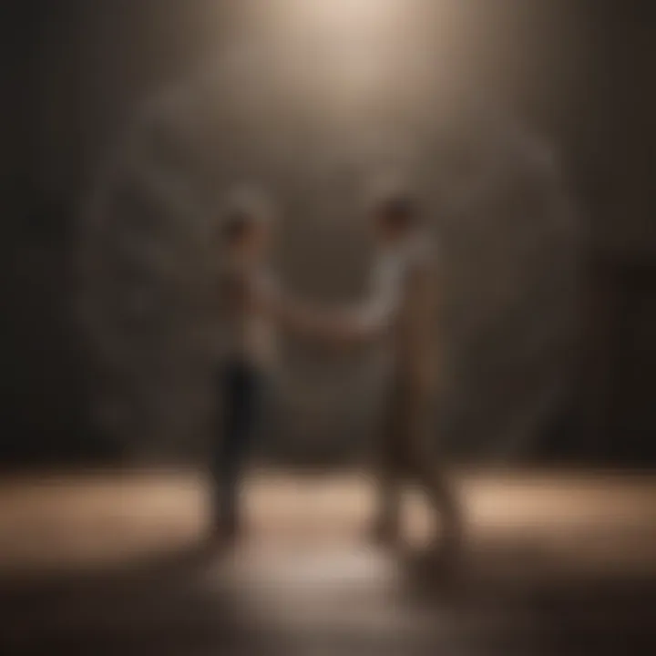 A tangled web representing the complexities of relationships with narcissists