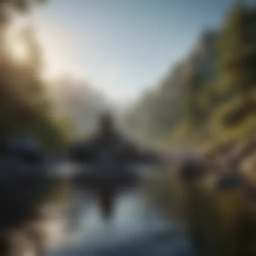 A serene landscape representing tranquility and healing.