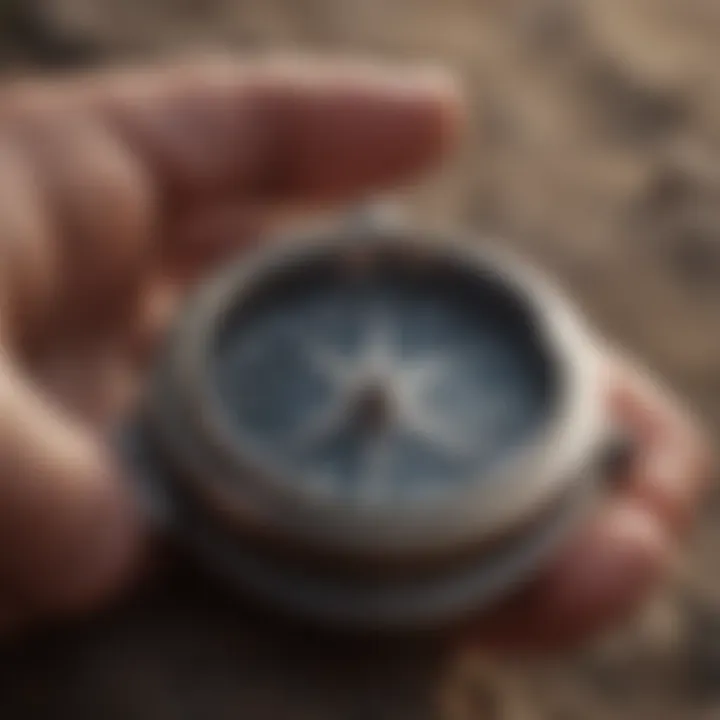 A compass symbolizing guidance and direction