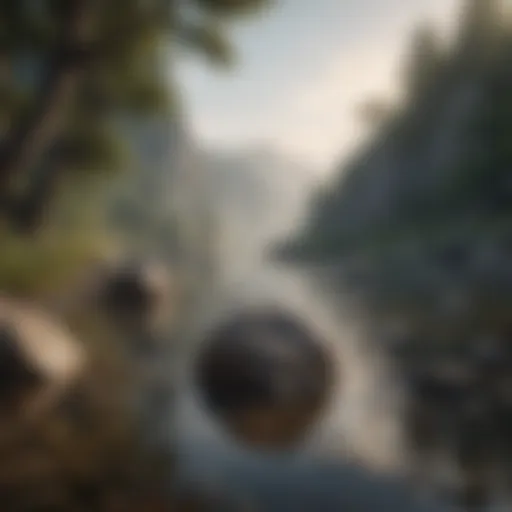 A serene landscape representing tranquility and emotional peace