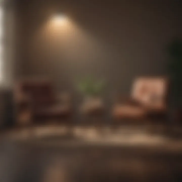Two chairs positioned for a conversation, indicating rapport