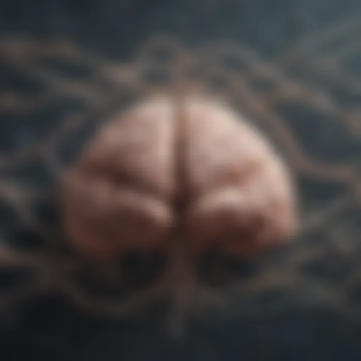 A visual metaphor of a brain with interconnected pathways symbolizing thought patterns.