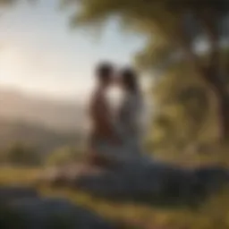 A serene landscape symbolizing peace and acceptance