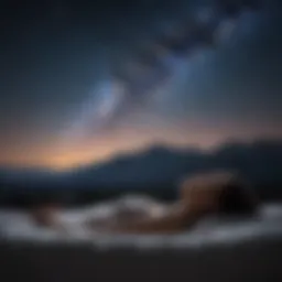A serene night sky filled with stars symbolizing peaceful dreams