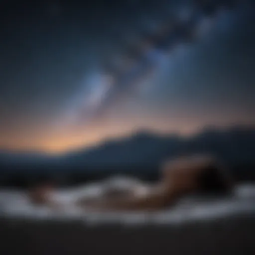 A serene night sky filled with stars symbolizing peaceful dreams