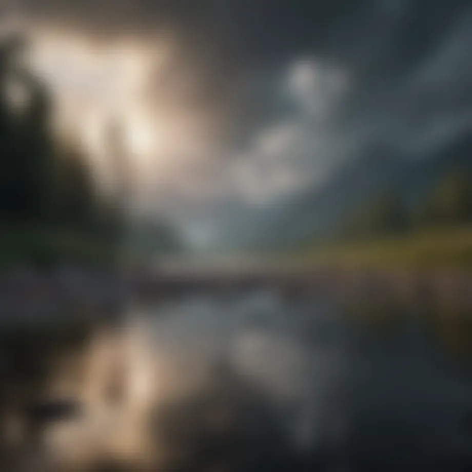 A serene landscape illustrating the journey of self-discovery