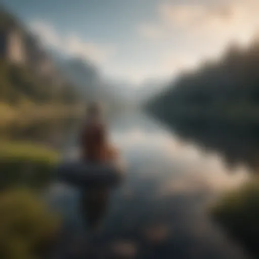 A serene landscape symbolizing inner peace