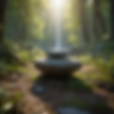 Mindfulness in Nature A peaceful outdoor setting ideal for mindfulness practice.
