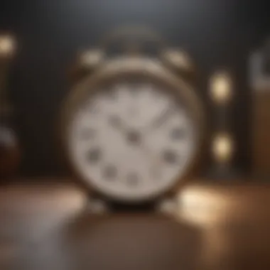 A clock symbolizing the importance of now