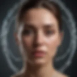 Abstract representation of mental turmoil