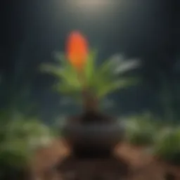 A vibrant plant symbolizing growth and renewal