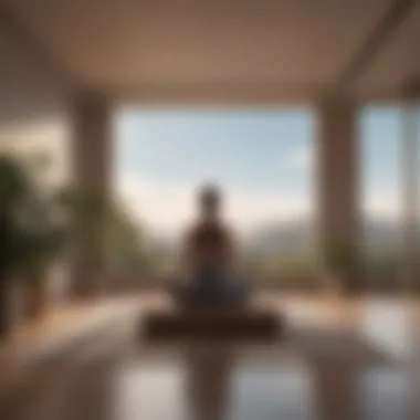 A Space for Introspection A peaceful meditation space encouraging introspection