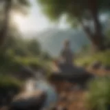 A serene landscape representing inner peace and mindfulness