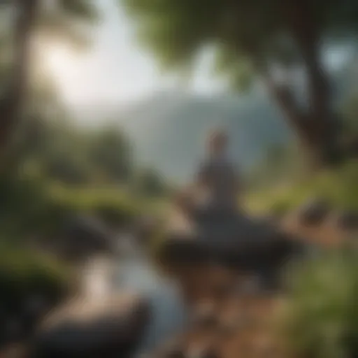 A serene landscape representing inner peace and mindfulness