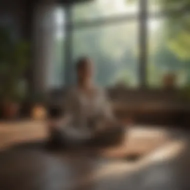 Creating a Peaceful Meditation Environment Meditation space with calming elements