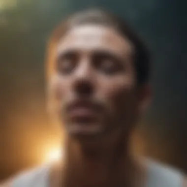 A visual representation of breathing techniques for relaxation.