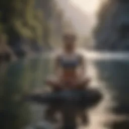 A serene landscape symbolizing inner peace