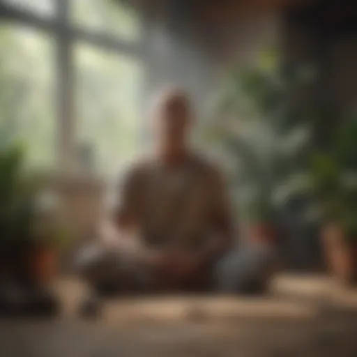 A serene environment promoting mental wellness