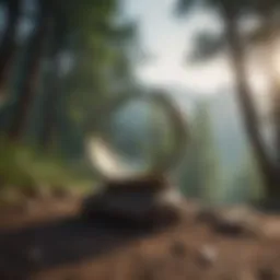 A serene landscape symbolizing tranquility