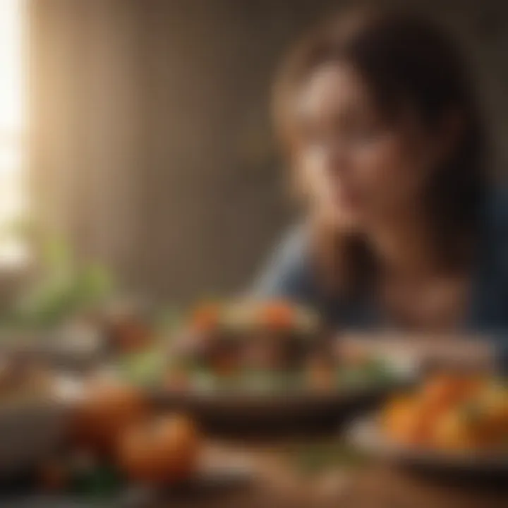 Healthy lifestyle choices depicted through a vibrant meal