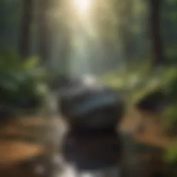 A serene landscape promoting mental clarity and tranquility.