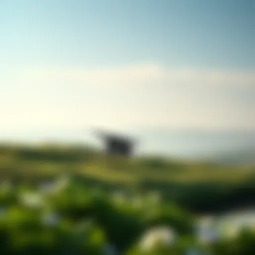 A serene landscape promoting calmness and reflection