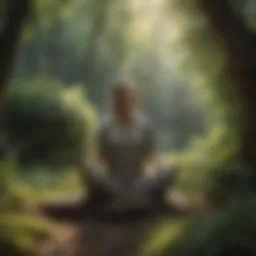 Tranquil outdoor setting promoting relaxation