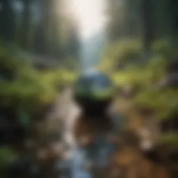 A serene landscape symbolizing mental clarity
