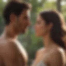 A calm setting symbolizing tranquility in romantic relationships