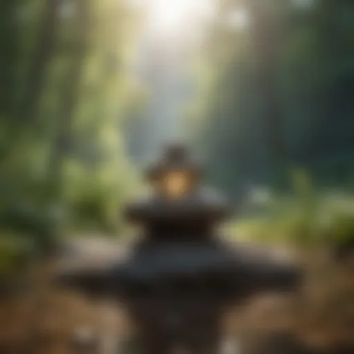 A serene landscape illustrating tranquility
