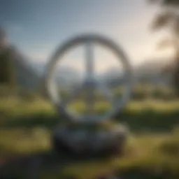 A serene landscape symbolizing peace
