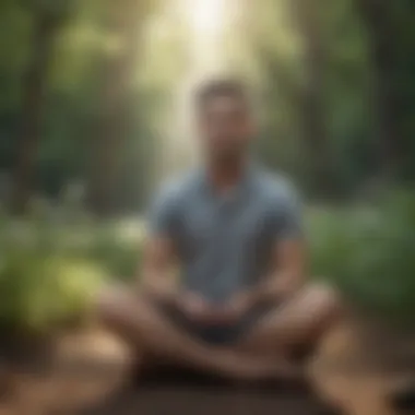 Emphasizing the Importance of Self-Care A peaceful outdoor scene symbolizing self-care