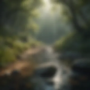 Serene Nature Scene for Clarity A serene nature scene ideal for mental clarity