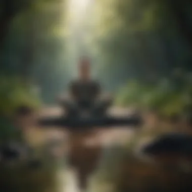 Meditation as a Path to Mental Clarity Person meditating in a peaceful environment